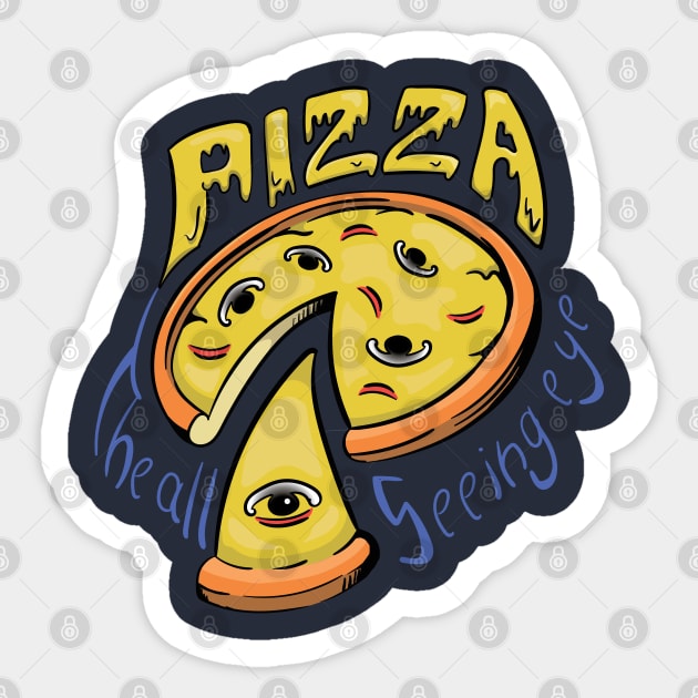 pizza Sticker by Rashcek